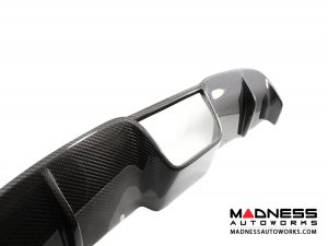 FIAT 500 Rear Diffuser - Carbon Fiber - Center Exit